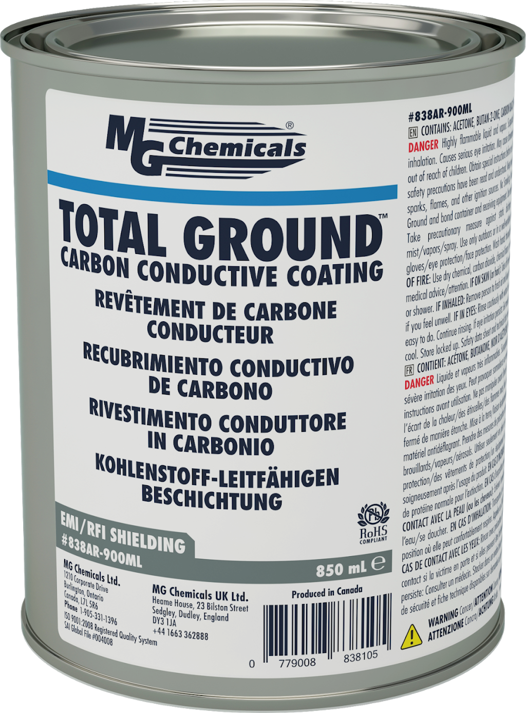 MG Chemicals Ltd | 1210 Corporate Dr, Burlington, ON L7L 5R6, Canada | Phone: (604) 888-3084