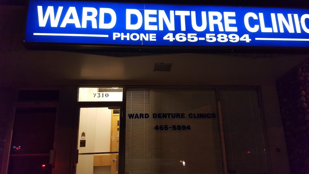 Ward Denture Clinics Ltd | 7310 101 Ave NW, Edmonton, AB T6A 0J2, Canada | Phone: (780) 465-5894