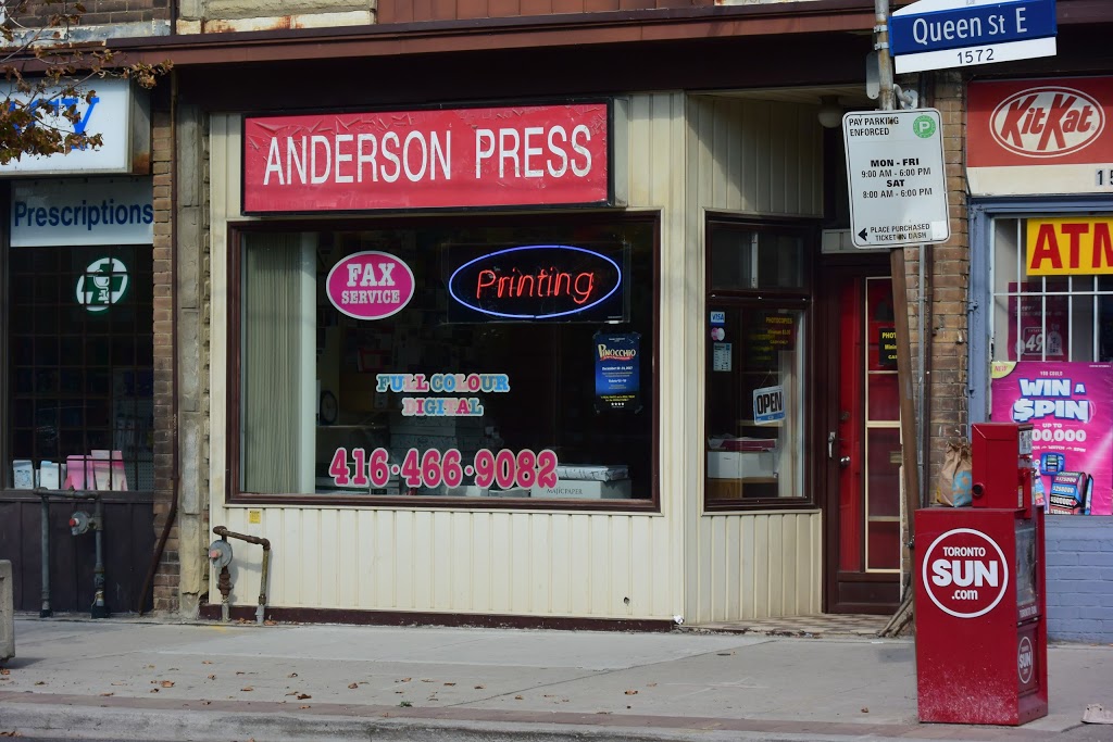 Anderson Press | 1570 Queen St E, Toronto, ON M4L 1E9, Canada | Phone: (416) 466-9082