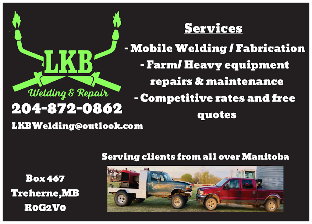 LKB Welding & Repair | Box 467, Treherne, MB R0G 2V0, Canada | Phone: (204) 872-0862