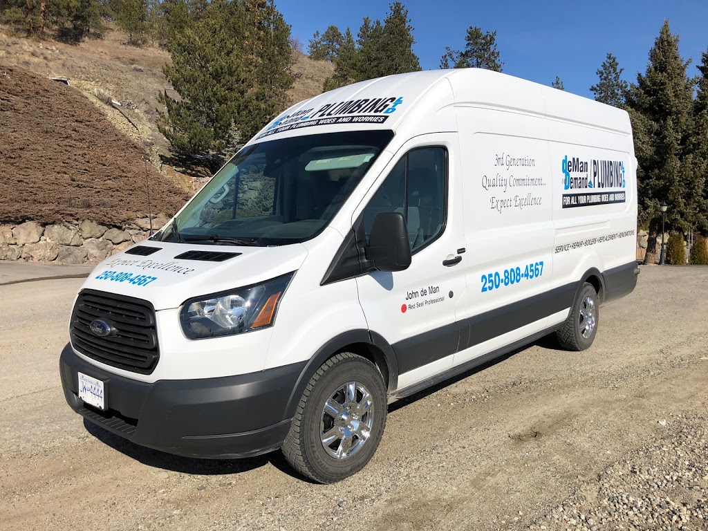 De Man On Demand Plumbing | 2774 Aberdeen Rd, West Kelowna, BC V4T 1J3, Canada | Phone: (250) 808-4567