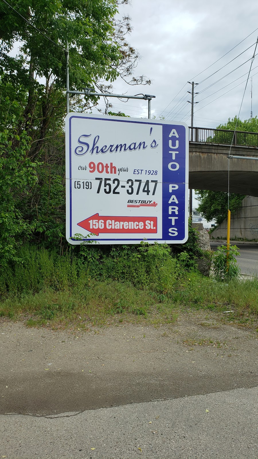 Shermans Auto Parts and Accessories | 156 Clarence St, Brantford, ON N3T 2V8, Canada | Phone: (519) 752-3747