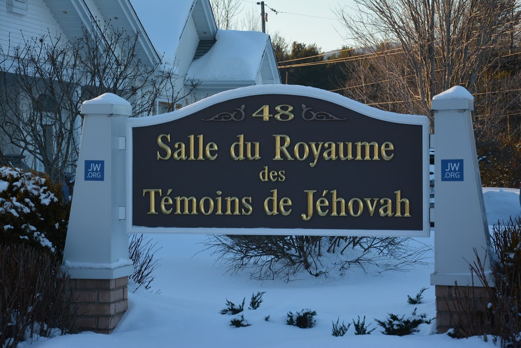 Salle du Royaume | 48 Chemin Couture, Magog, QC J1X 0L1, Canada | Phone: (819) 868-2167