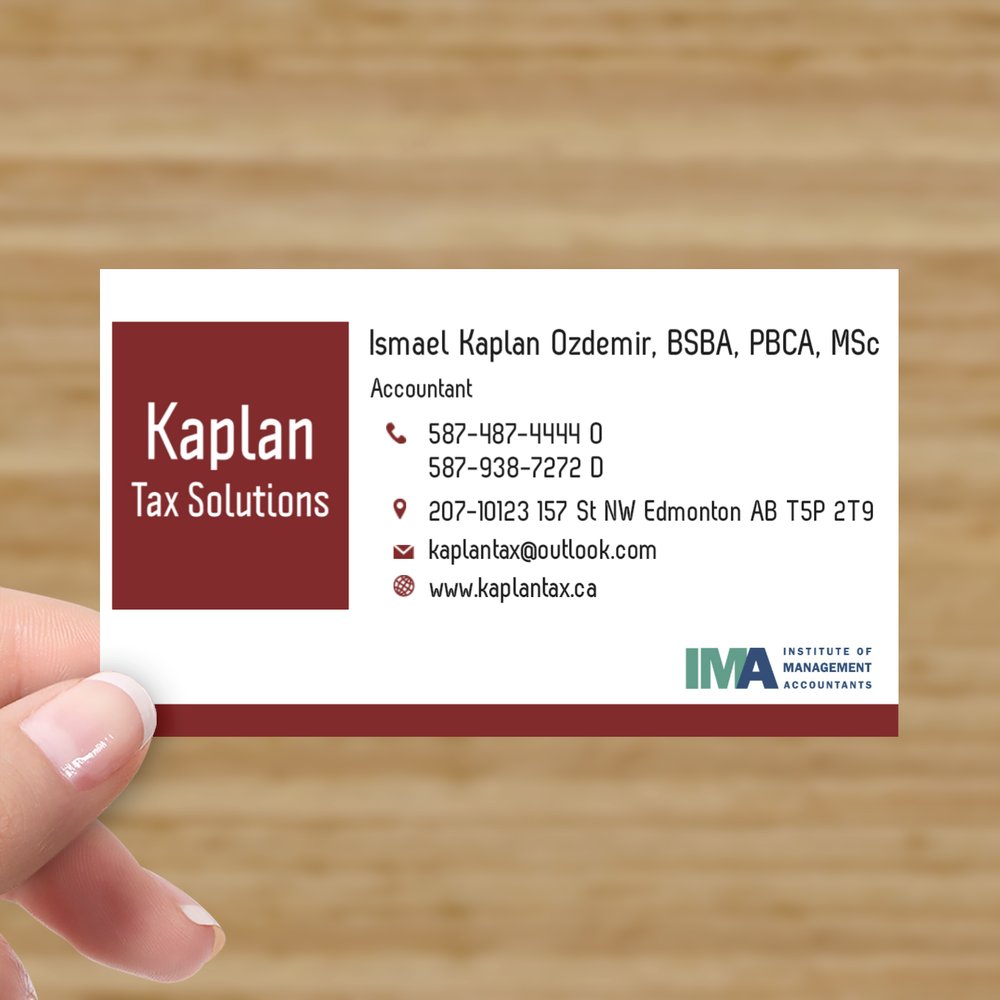 Kaplan Tax Solutions | 10123 157 St NW #207, Edmonton, AB T5P 2T9, Canada | Phone: (587) 487-4444