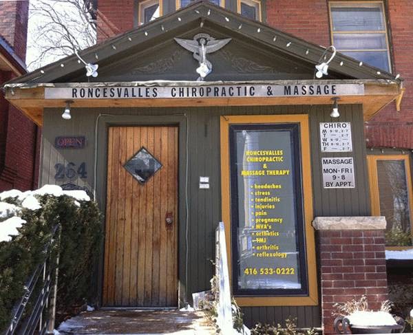 Roncesvalles Chiropractic & Massage | 264 Roncesvalles Ave, Toronto, ON M6R 2M1, Canada | Phone: (416) 533-0222