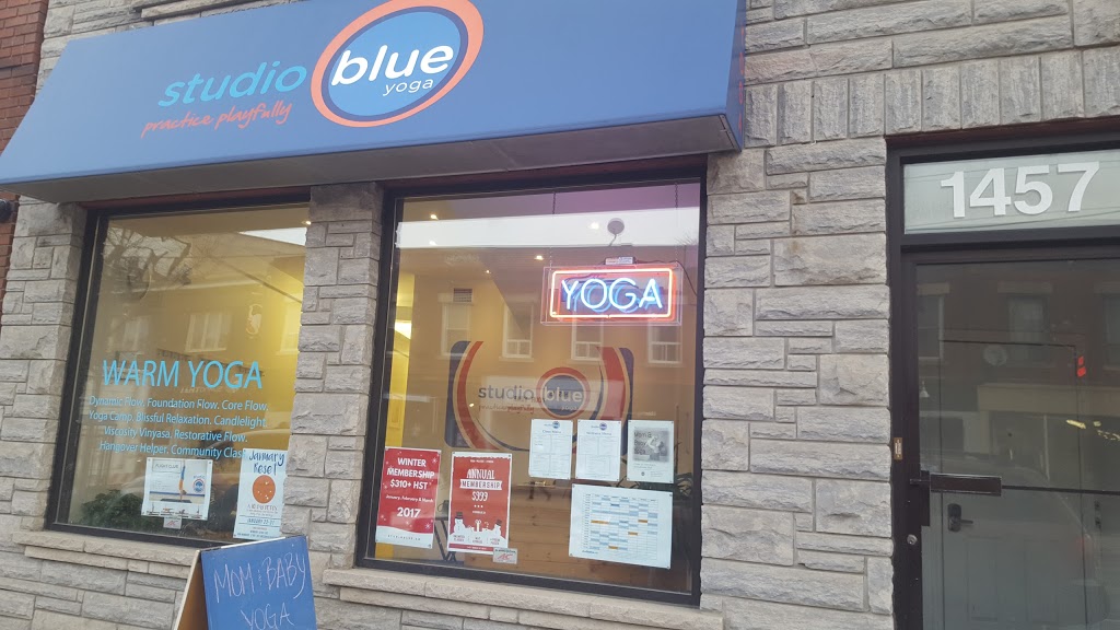 Studio Blue Yoga & Fitness | 1457 Dundas St W, Toronto, ON M6J 1Y7, Canada | Phone: (647) 220-7645