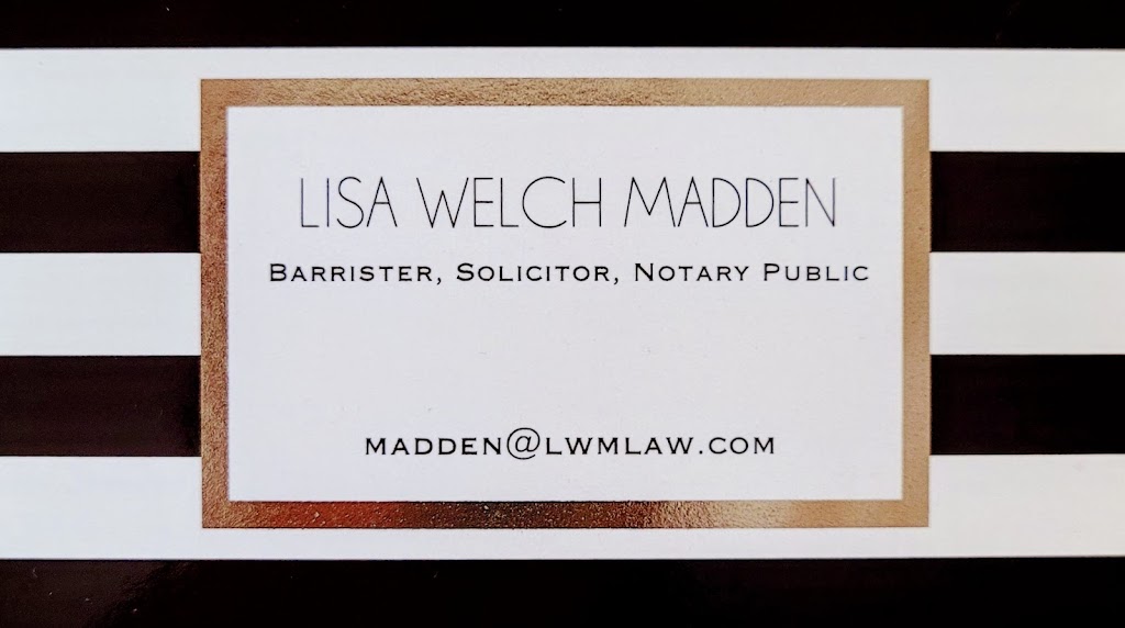 Madden Lisa Welch Law Firm | 32 Matchedash St N, Orillia, ON L3V 4T5, Canada | Phone: (705) 325-6439