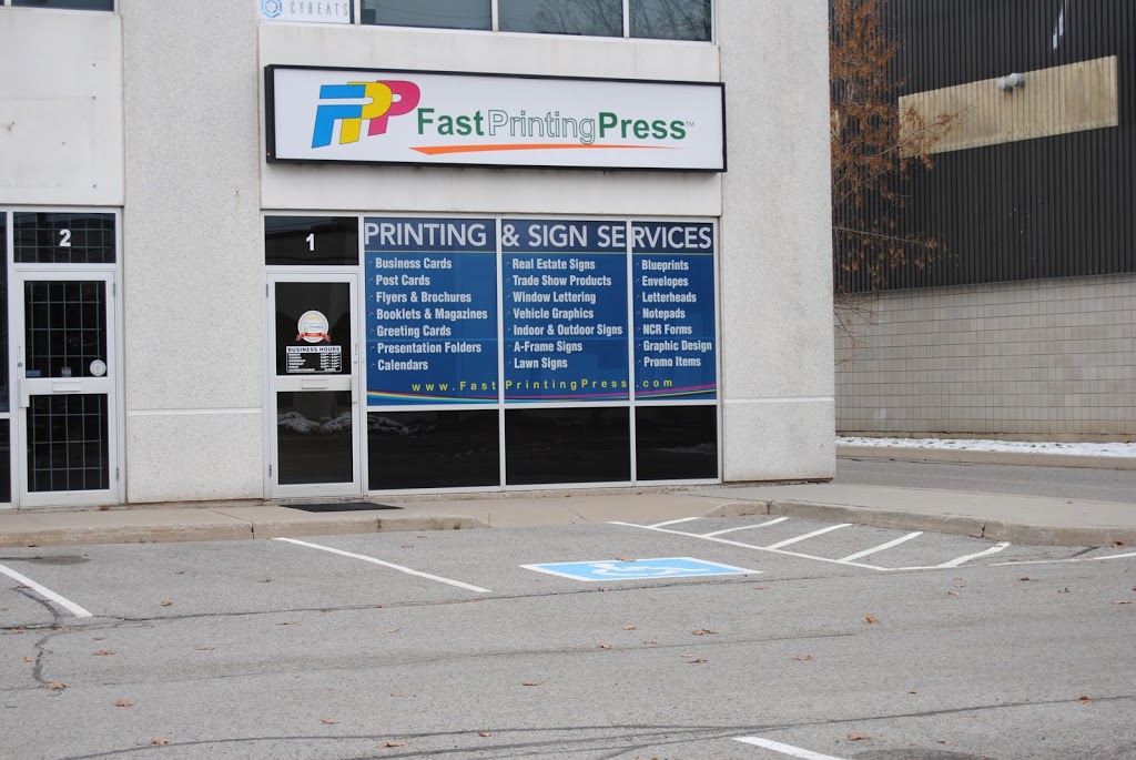 Fast Printing & Press | 235 Industrial Pkwy S Unit 1, Aurora, ON L4G 3V5, Canada | Phone: (905) 841-9636