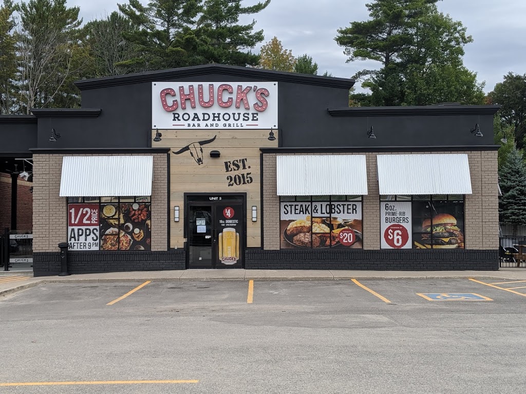 Chucks Roadhouse Bar & Grill | 707 River Rd W Unit #5, Wasaga Beach, ON L9Z 1N7, Canada | Phone: (705) 429-0007