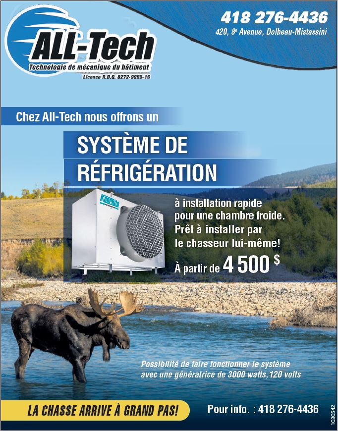 All-Tech | 420 8e Av, Dolbeau-Mistassini, QC G8L 3M9, Canada | Phone: (418) 276-4436