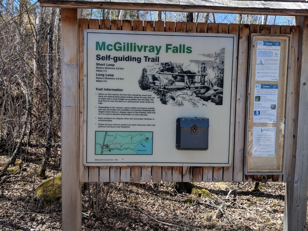 McGillivray Falls Self-guiding Trail | Provincial Trunk Hwy 44, Falcon Beach, MB R0E 0N0, Canada | Phone: (204) 369-3157