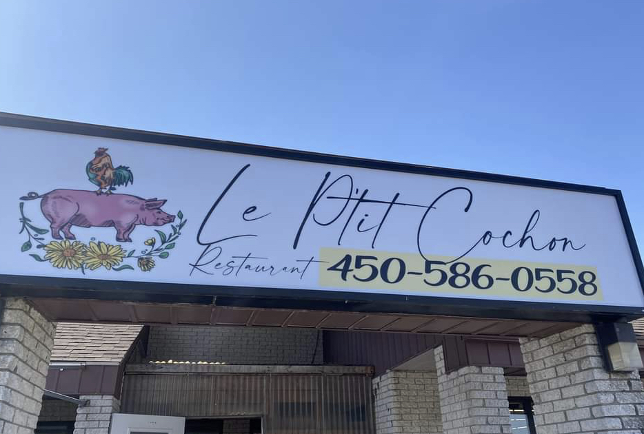 Le P’tit Cochon | 541 Chem. de Lavaltrie, Lavaltrie, QC J5T 3L3, Canada | Phone: (450) 586-0558