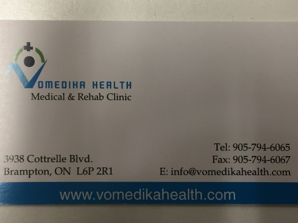 Vomedika Health | 3938 Cottrelle Blvd unit 11, Brampton, ON L6P 2R1, Canada | Phone: (905) 794-6065