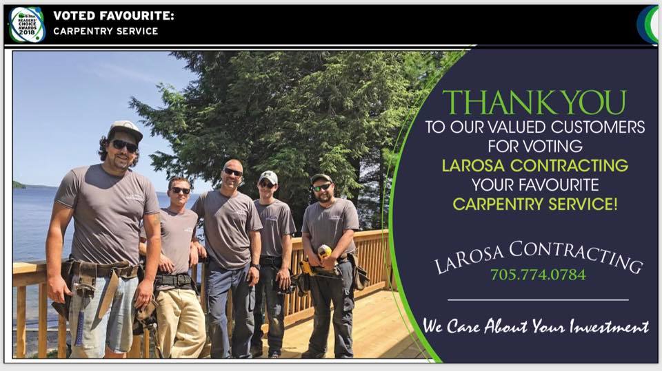 LaRosa Contracting | 8 Pineridge Dr, Parry Sound, ON P2A 2W9, Canada | Phone: (705) 774-0784