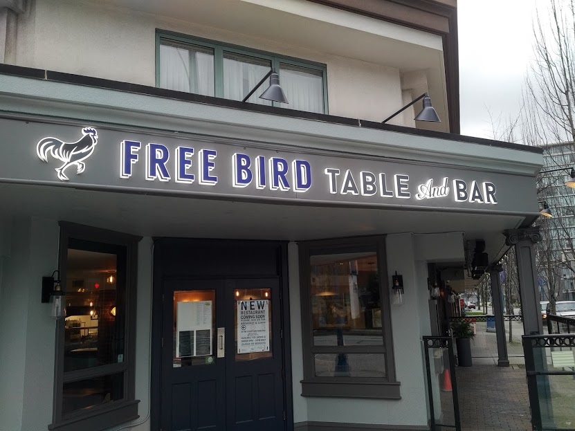 Free Bird Table & Bar | 5991 Alderbridge Way, Richmond, BC V6X 4C5, Canada | Phone: (604) 279-5598