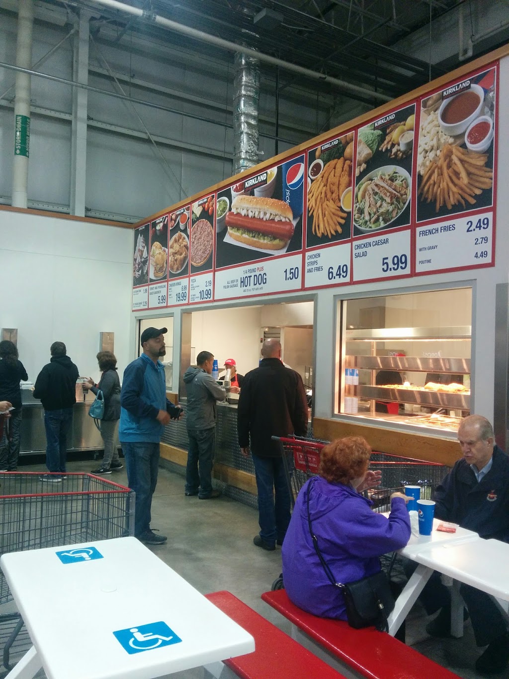 Costco Food Court | 770 Silver Seven Rd, Ottawa, ON K2V 0A1, Canada | Phone: (613) 270-5550