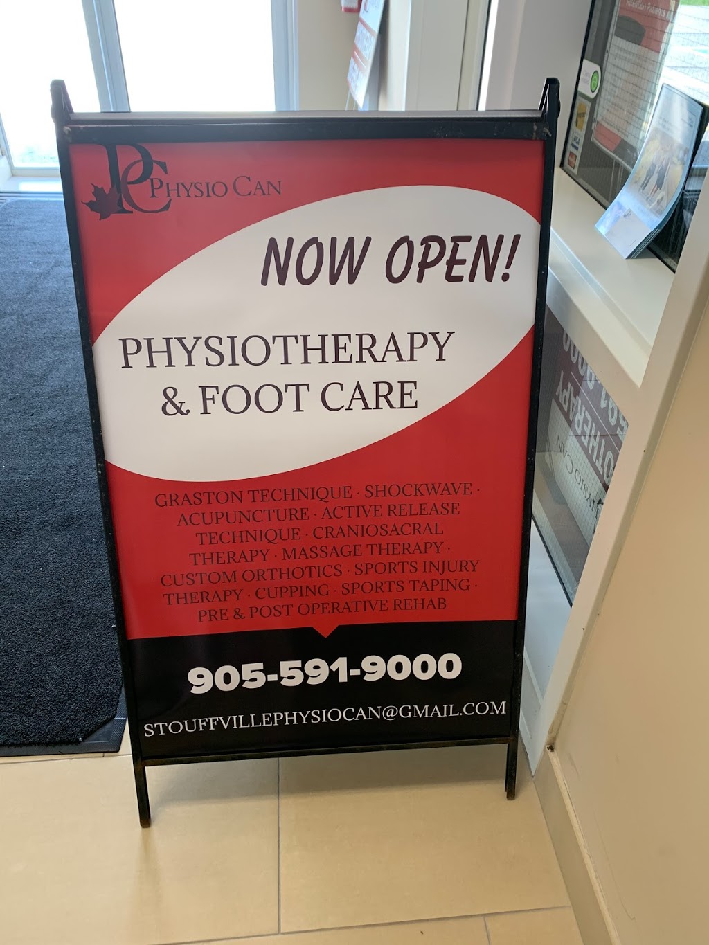 PhysioCan Physiotherapy and Foot Care | 12637 Tenth Line, Whitchurch-Stouffville, ON L4A 2X5, Canada | Phone: (905) 591-9000