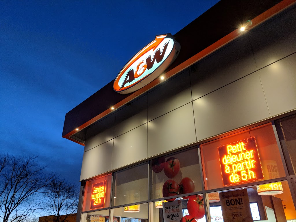 A&W Canada | 1935 Boulevard Roland-Therrien, Longueuil, QC J4N 1A3, Canada | Phone: (450) 468-0438