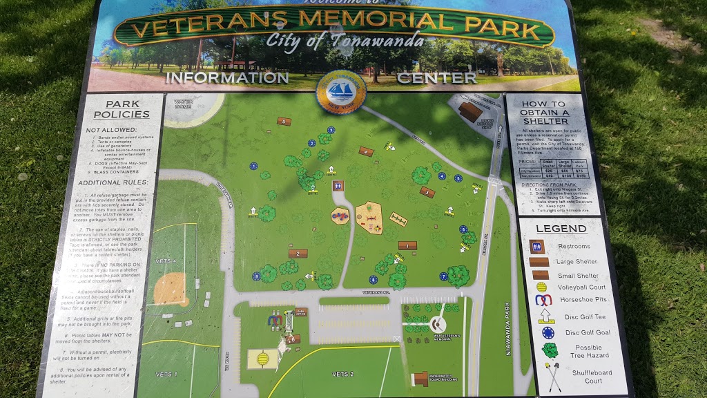 Veterans Memorial Park | 777 Niagara St, Tonawanda, NY 14150, USA | Phone: (716) 505-1172