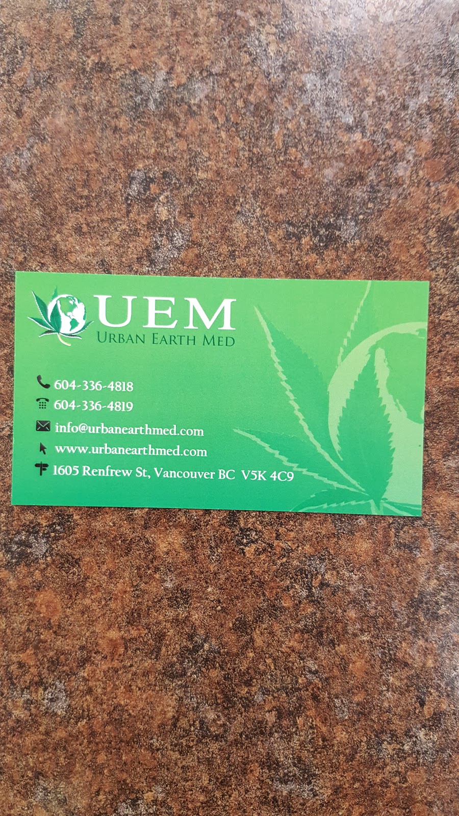 UEMCannabis | 1605 Renfrew St, Vancouver, BC V5K 4C9, Canada | Phone: (604) 336-4818