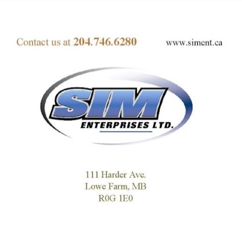 Sim Enterprises Ltd | 111 Harder Ave, Lowe Farm, MB R0G 1E0, Canada | Phone: (204) 746-6280