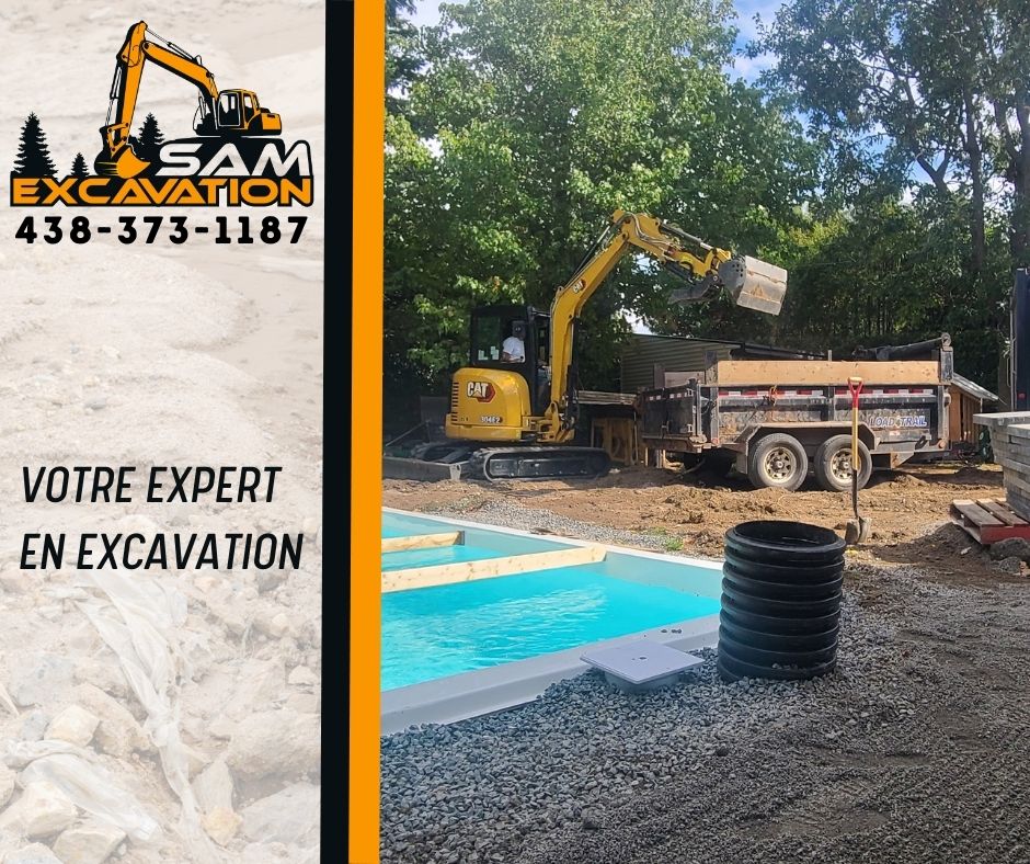 SAM Excavation Inc. (Excavation Rive Sud). | 5859 Rue de lENA, Saint-Hubert, QC J3Y 8Y9, Canada | Phone: (514) 891-9933