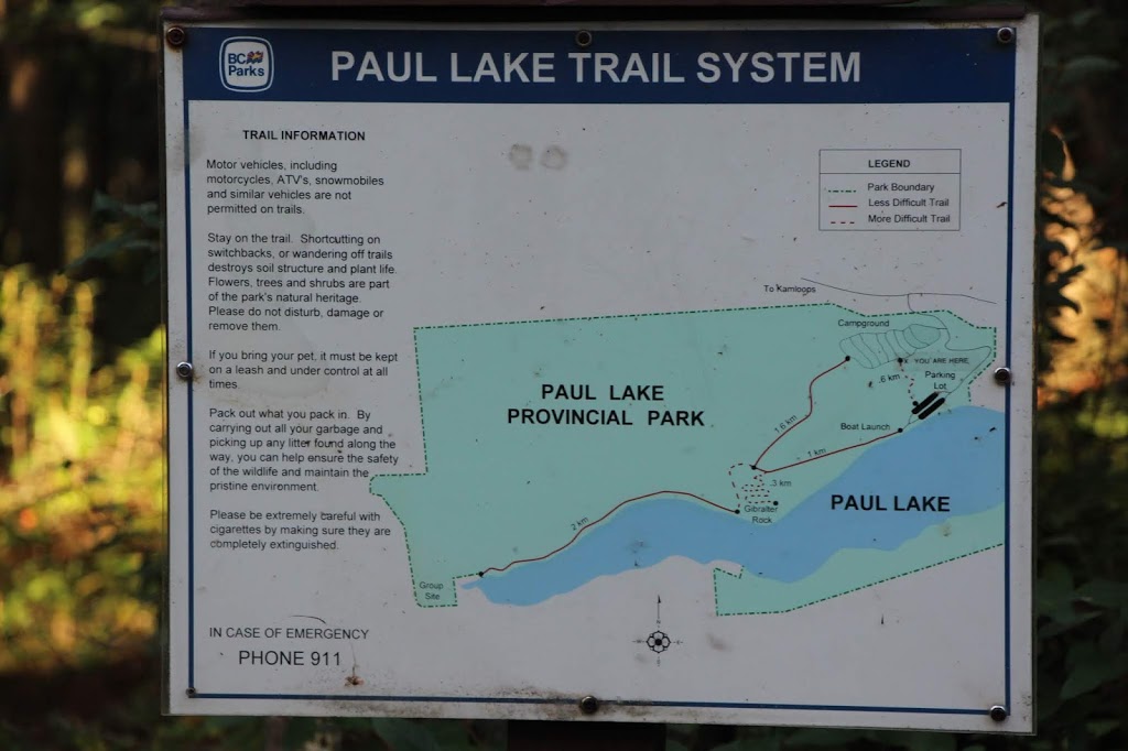 Paul Lake campground - Paul Lake Provincial Park, Kamloops Indian ...