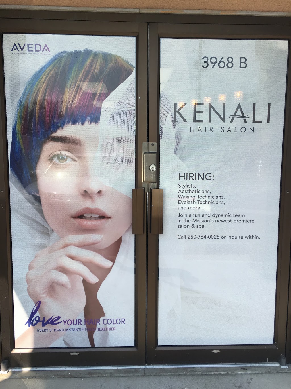 KENALI - AVEDA Concept Salon & Day Spa | 3968 B Lakeshore Rd, Kelowna, BC V1W 1V5, Canada | Phone: (250) 764-0028