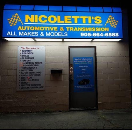 Nicolettis Automotive & Transmission Repair | 931 Queenston Rd, Stoney Creek, ON L8G 1B8, Canada | Phone: (905) 664-6588