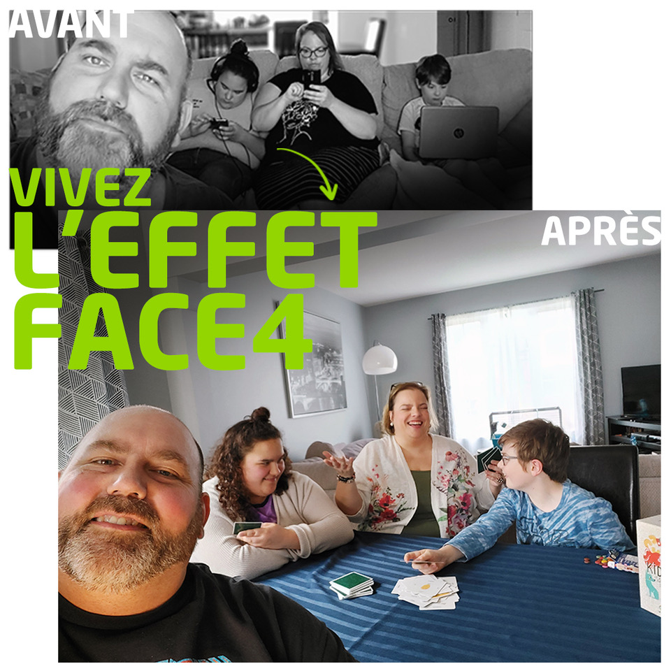 Jeux Face4 inc. | 168 Boulevard Pompidou, La Prairie, QC J5R 6L4, Canada | Phone: (438) 391-7151