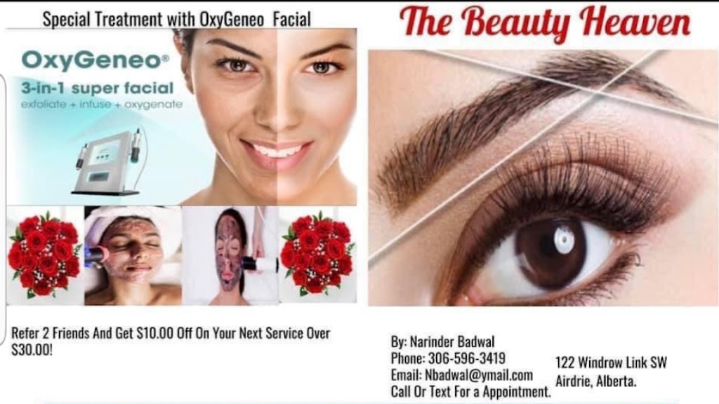 The Beauty Heaven | 122 Windrow Link S W, Airdrie, AB T4B 4K4, Canada | Phone: (306) 596-3419