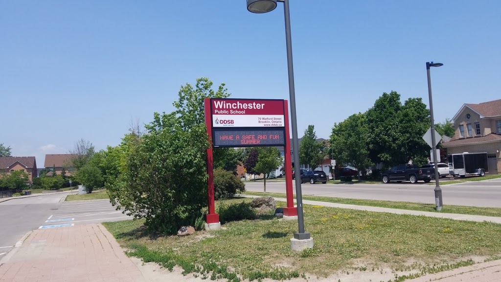 Winchester PS | 70 Watford St, Whitby, ON L1M 1E8, Canada | Phone: (905) 655-7328