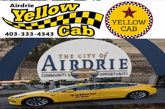 Yellow Cabs - Airdrie Taxi | 94 Midtown Blvd SW, Airdrie, AB T4B 4E5, Canada | Phone: (403) 333-4343