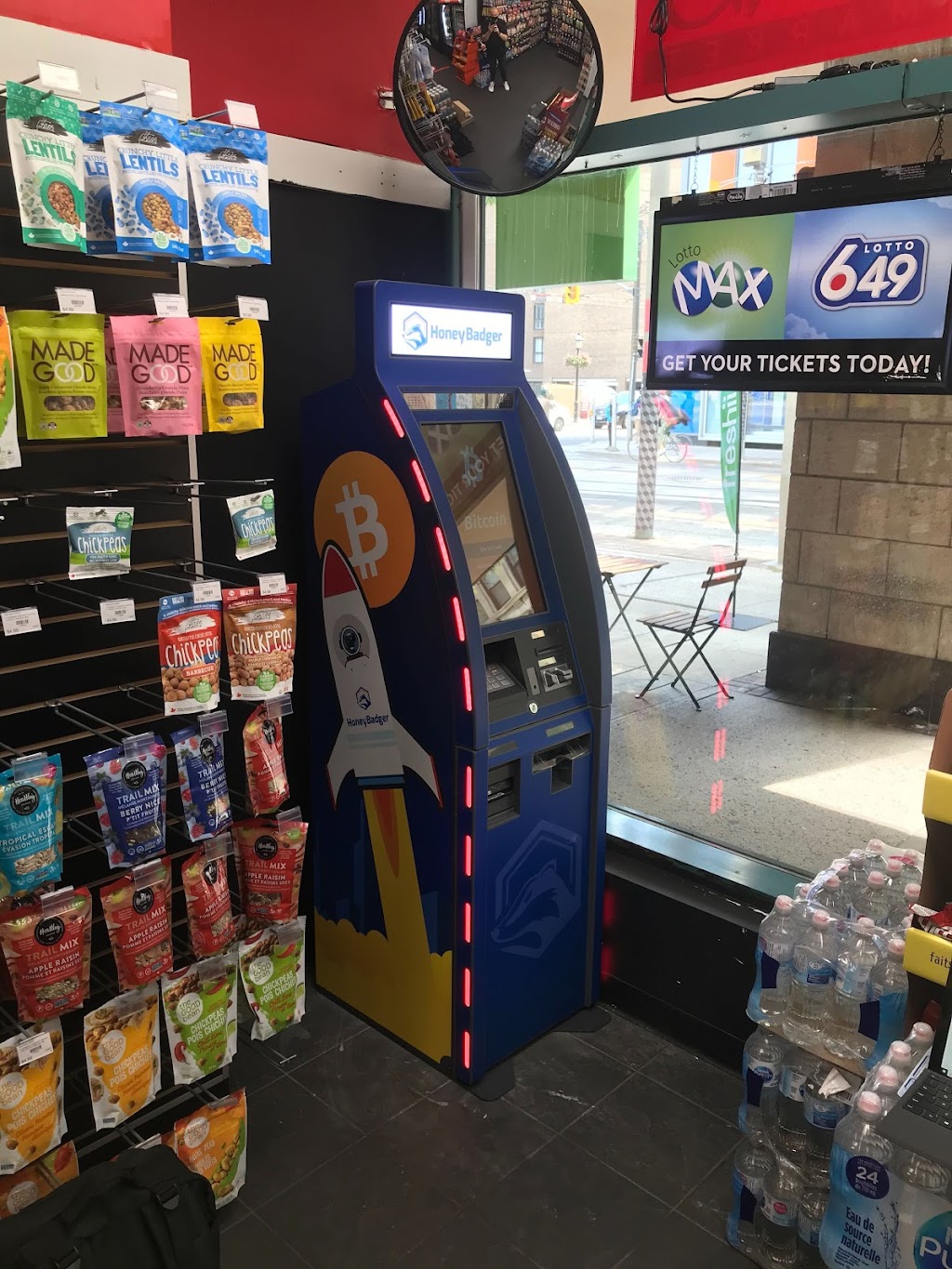 HoneyBadger Bitcoin ATM at INS Market King Street | 92 King St E, Toronto, ON M5C 2V8, Canada | Phone: (855) 499-1149
