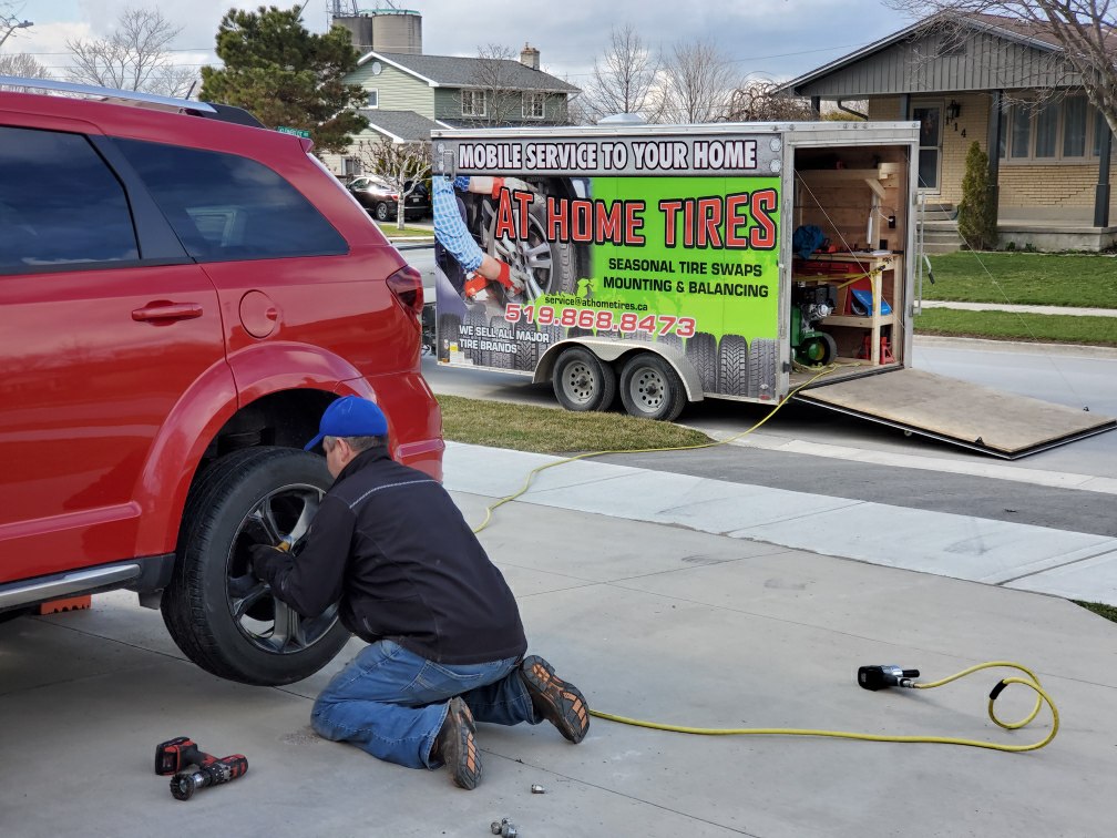 At Home Tires - Mobile Tire Services | 197 Beech St, Lucan, ON N0M 2J0, Canada | Phone: (519) 868-8473