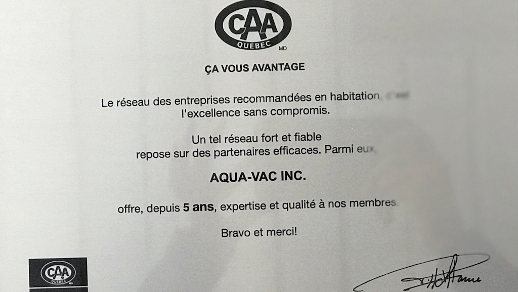 Aqua-Vac Inc | 11753 Rue Letellier, Montréal, QC H3M 2Z7, Canada | Phone: (514) 856-3333